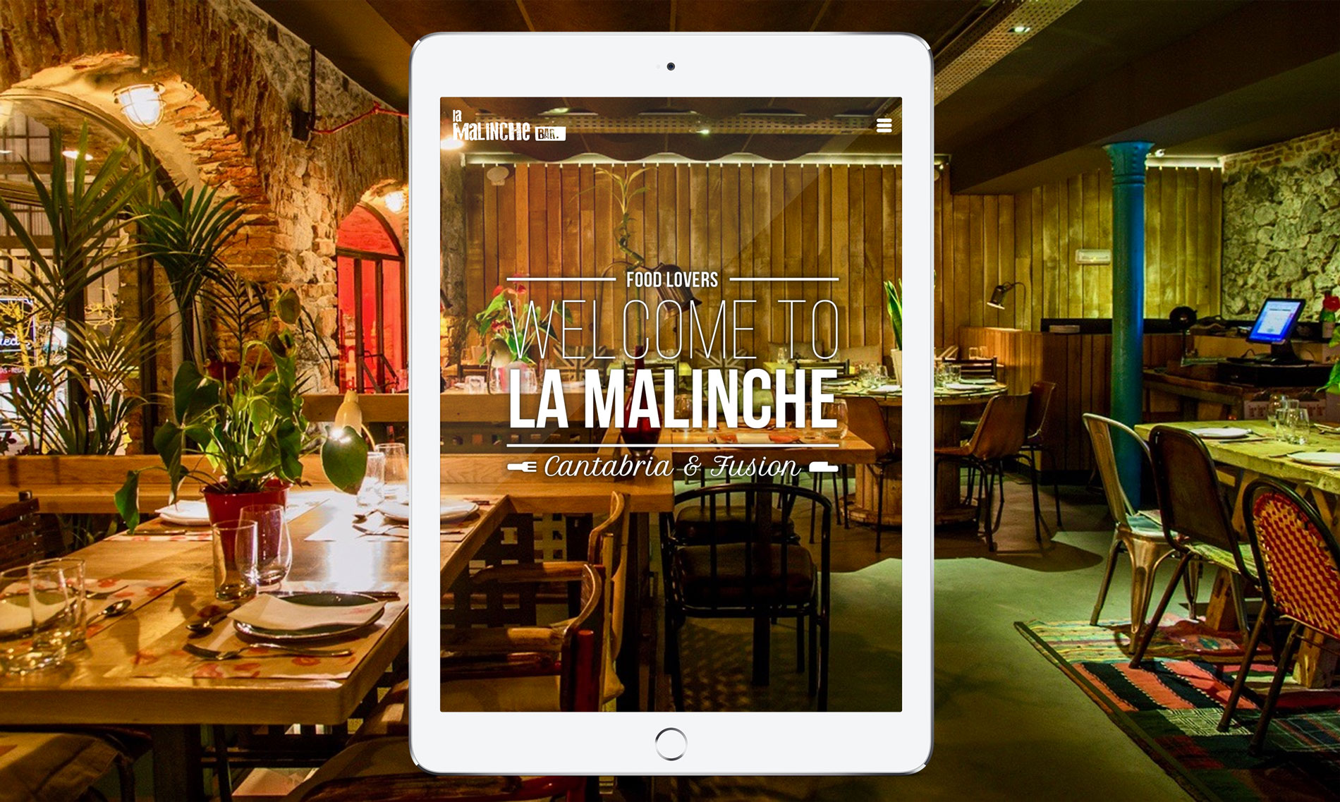 Paginas web en Cantabria - Restaurante La Malinche