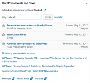 gadget noticias WordPress 4.8