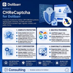 CHReCaptcha — módulo de captcha configurable para Dolibarr